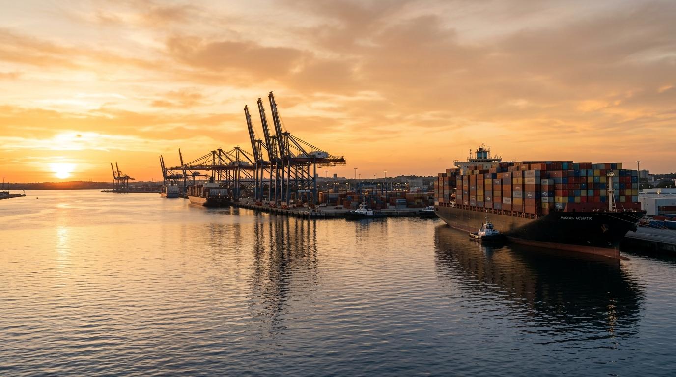 Container Port and Shipping Logistics